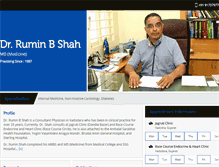 Tablet Screenshot of drruminshah.com